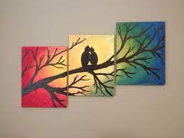 80 Easy Canvas Painting Ideas Canvas Painting Diy Multiple Canvas Paintings Multiple Canvas Art