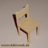 Stuhl Aus Streichholzern Basteln Streichholz Basteln Puppenhausmobel Playmobil Mobel Hausmobel