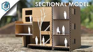 How To Make Architecture Building Section Model Out Of Cardboard Youtube Architecture Model Making Concept Models Architecture Architecture Model