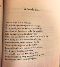 Devin Gael Kelly On Twitter Gwendolyn Brooks With A Love Poem To End All Love Poems