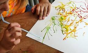 Kolumne Kreative Maltechniken Dm De Maltechniken Maltechniken Kinder Papier Gestalten