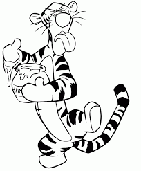 Tigger is a member of the disney casting group from the largest retail franchise in the world. Tigger Winnie The Pooh Draw Page 1 Line 17qq Com