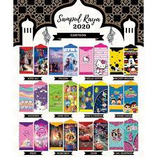 Sampul duit raya kartun upin ipin omar hana didi and. Sampul Duit Raya Kartun Dan Branded 2020 1 Pack 10 Pcs Shopee Malaysia