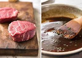 When ready to cook, pour olive oil into a pan and pan fry the steak, save remaining sauce from marinade. Asian Steak Recipetin Eats