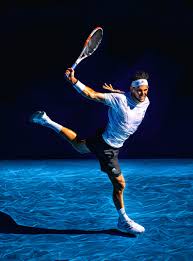 The match took two hours and the final set just 21 minutes. Artstation Dominic Thiem At Australian Open 2021 Digital Artwork Print Poster Tennis Fan Art Gift Sam Brannan