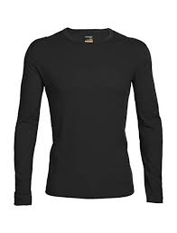 icebreaker merino mens oasis long sleeve crewe top