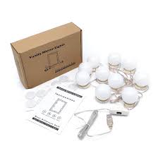 【rotate the adjustment line length】vanity mirror lights bulbs can be adjusted the length for your needs freely to keep your vanity makeup set beautiful and neat. Hollywood Style Led Vanity Mirror Lights Kit 10 Bright Bulbs With Dimmer White Light For Makeup Table Set Mirror Not Included Buy Online In Bermuda At Bermuda Desertcart Com Productid 59464464