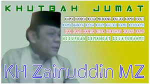 Khutbah Jumat Singkat Kh Zainuddin Mz Youtube In 2021 Youtube Channel Movie Posters