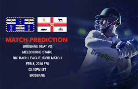 Catch live coverage of brisbane heat vs melbourne stars, big bash league 2019, 5th match match only on espn.com. Brisbane Heat Vs Melbourne Stars Cricket Prediction Betrally India Blog