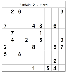 Sudoku high fives hard | sudoku printable, sudoku puzzles. Sudoku Hard Puzzles Hard Sudoku Puzzle No 2