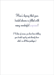 Some bridal showers are for the bride and her friends, while others are couples showers that include the groom. Bridal Shower Quotes For Cards Quotesgram