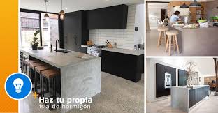 Recuerda que en cocinas europeas, no tenemos límites, por lo que somos capaces de crear la cocina de tus sueños. Como Hacer Tu Propia Isla De Hormigon Para Tu Cocina Ideas Perfectas