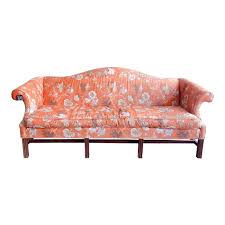 Camel back couches feature a lovely solping and rising back that resembles a camel's hump, they are great for lounging and resting your arm over the back of the sofa. Vintage Baker Camelback Sofa Chairish