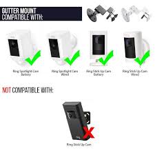 Click here for the north american english version of the manual. Weatherproof Gutter Mount For Ring Spotlight Cam Wasserstein Wasserstein Home