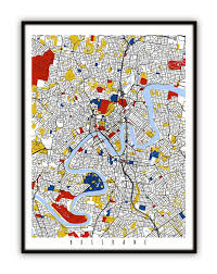 Brisbane Map Art Brisbane Australia Wall Art Print Etsy Map Art Italy Wall Art Australia Wall Art