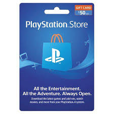 Playstation Store 50 Gift Card Sony Digital Download Walmart Com Ps4 Gift Card Xbox Gift Card Store Gift Cards