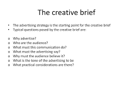 More images for creative brief sample ogilvy » Chapter 4 Advertising Agencies Creative Work And Management Processes Ppt Download