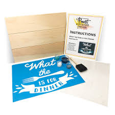 Acrylic paint can be diluted to create a tinted wood stain. Paint Outside The Box Diy Painting Kits