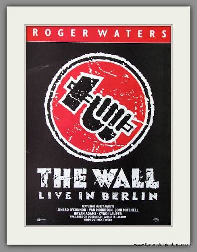 Roger Waters, The Wall Live In Berlin. 1990 Original Advert (ref AD545 – The  Nostalgia Shop