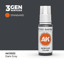 AK-Interactive: (3rd Gen) Acrylic - Dark Grey (17ml)