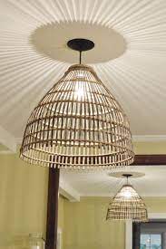 Collection by this is range. How To Turn A Basket Into A Pendant Light Young House Love