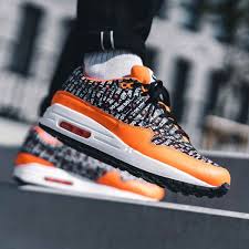Insidesneakers Nike Air Max 1 Premium Just Do It Black Orange White 875844 008 Nike Air Max Nike Air Nike
