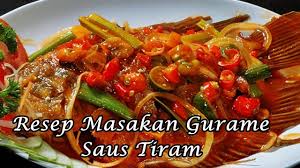 La jepun resto sedia menu spesial : Resep Masakan Gurame Saus Tiram Youtube
