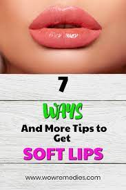 How to make your lips soft. How To Get Soft And Smooth Lips Fast Overnight Soft Lips Soft Lips Diy Smooth Lips