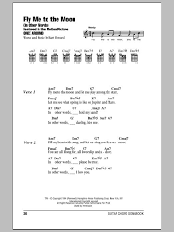 Fly Me To The Moon In Other Words By Frank Sinatra Guitar Chords Lyrics Guitar Instructor Guitar Chords And Lyrics Guitar Chords For Songs Guitar Chords