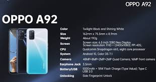 Find x2 series features a simple, tangible elegance that takes off the edge. Oppo A92 With 5000mah Battery 48mp Quad Camera Setup Snapdragon 665 Soc Launched Price Specs Mysmartprice