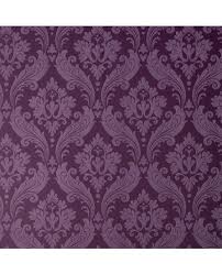 Pin By Noa Rubin On Bedroom Purple Wallpaper Damask Wallpaper Damask Wall