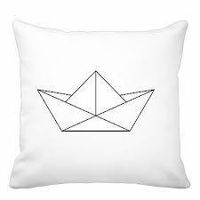 Une face unie orange et rayures et une face unie bleue et rayures. Krasilnikoff Coussin 50x50 Rayures Mega Bleu Fonce Taie D Oreiller Bleu Blanc Maritime Decorations Enfants Maison