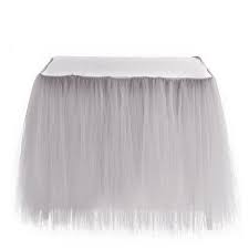 Romantic Tutu Fluffy Table Skirt Tulle Tableware Tablecloth Skirting For Baby Shower Christmas Party Wedding Cake Table Girl Princess Decoration Walmart Com Wedding Cake Table Princess Decorations Cake Table