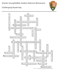 Crossword puzzles can be fun, challenging and educational. Crossword Puzzle Answer Keys Charles Young Buffalo Soldiers National Monument U S National Park Service
