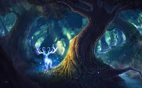 Fantasy Deer Fantasy Animals Forest Magic Creature Spirit Wallpaper Magic Forest Deer Art Spirit Magic