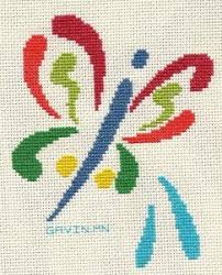 Also, free pattern downloads for beading, cross stitch, knitting, crochet. Butterfly Cross Stitch Needle Woman