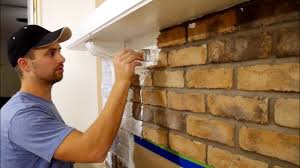 A whitewash technique is basically using watered down chalk paint. How To Whitewash Brick Fireplace 15 Diy Huge Difference Youtube