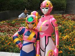 2004年夏の撮影風景から ロボットガール 着ぐるみ きぐるみ