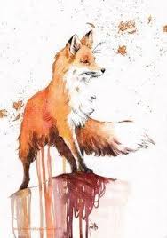 Fox Ich Mag Die Bewegung In Diesem Bild Tierzeichnung Pinterest Why6947 Tierzeichnungmuster Tierzeichnung Tierzei Fox Art Watercolor Fox Animal Art