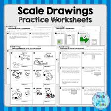 Scale Drawings Practice Worksheets And Assessment 7 G 1 Scale Drawing Practices Worksheets Worksheets