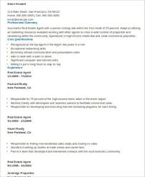 Find the best realtor resume sample and improve your resume. 18 Best Real Estate Resume Examples Templates Download Now Examples