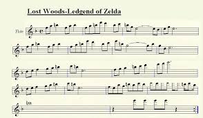 Lost Woods For Flute By Tsuki50 On Deviantart Flute Sheet Music Flute Flute Music