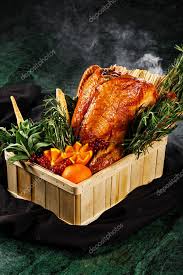 But ducks have a lot more fat — which means a lot more flavor. Roasted Whole Duck In A Basket With Fresh Thymes Basil Cranberry And Mandarin Black Background Perfect Food Photography In Magazine Content Thanksgiving Basket In Dark Background 364141212 Larastock
