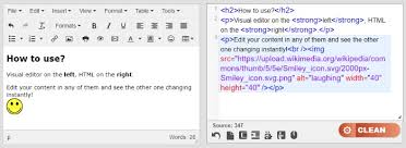 So simple to use, just start typing and styling your document, once finished click on the save button to save the document to. Html Editor Tools Free Online Wysiwyg Editor And Cleaner