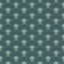 Prés verts et campagnes, bocages normands, sous bois et forêts de pins ou équatoriales, lianes grimpantes, feuillages foisonnants, jardins anglais ou à la. Wallpaper Art Deco Vert Et Or 51197114 En By The Wallpaper Collection Melody Lutece Papier Peint