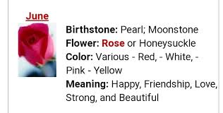 Check spelling or type a new query. I Love The Moon Pearl Birthstone Flower Rose Meanings