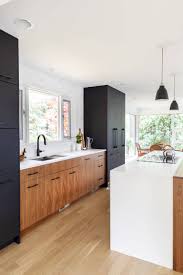 mid century modern galley kitchen