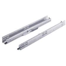 Everbilt 18 In Full Extension Undermount Soft Close Drawer Slide Set 1 Pair 2 Pieces 9236060 The Home Depot Soft Close Drawer Slides Drawer Slides Diy Drawer Slides