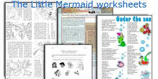 They look forward to it all year and anticipate tons of fun. The Little Mermaid Worksheets