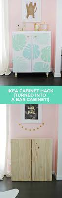 This is a super simple hack that will help you get organized real quick in your kitchen area. Ikea Ivar Cabinet Hack Turned Into A Bar Cabinet A Beautiful Mess